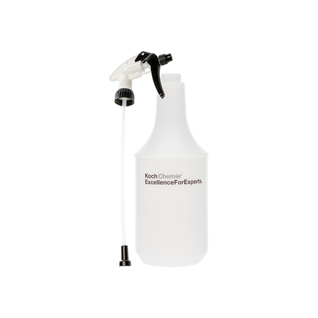 Set cabezal pulverizador + botella Koch-Chemie: cabezal Canyon CHS-3AN en botella cilíndrica de HDPE de 1000 ml