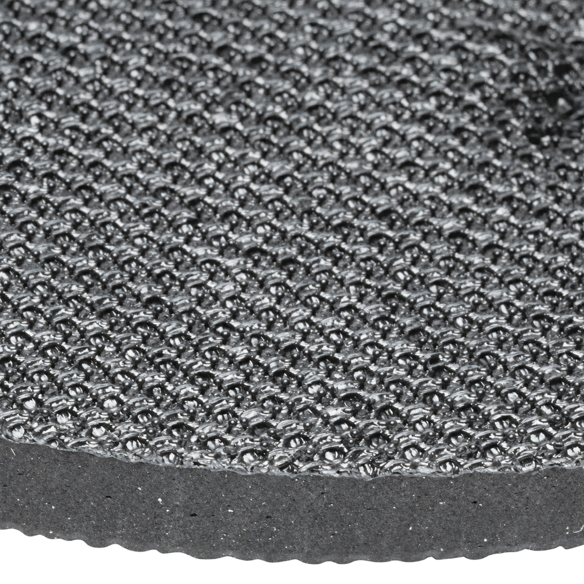Oberflächenstruktur der Unterseite des COLOURLOCK "Polishing Pad Holder" Polierpad-Halters