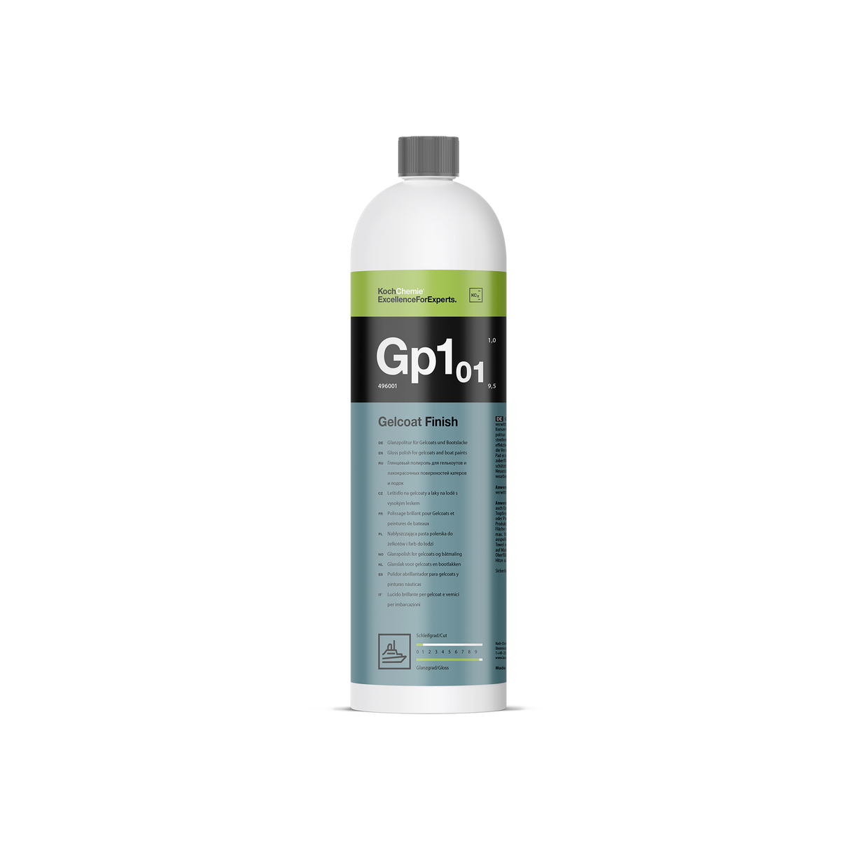 Gelcoat Finish "Gp1.01" Glanzpolitur für Gelcoats und Bootslacke (Marine-Linie)