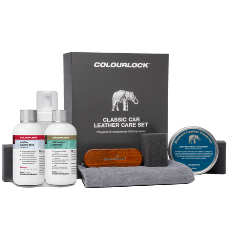 Oldtimer-Leder pflegen — COLOURLOCK