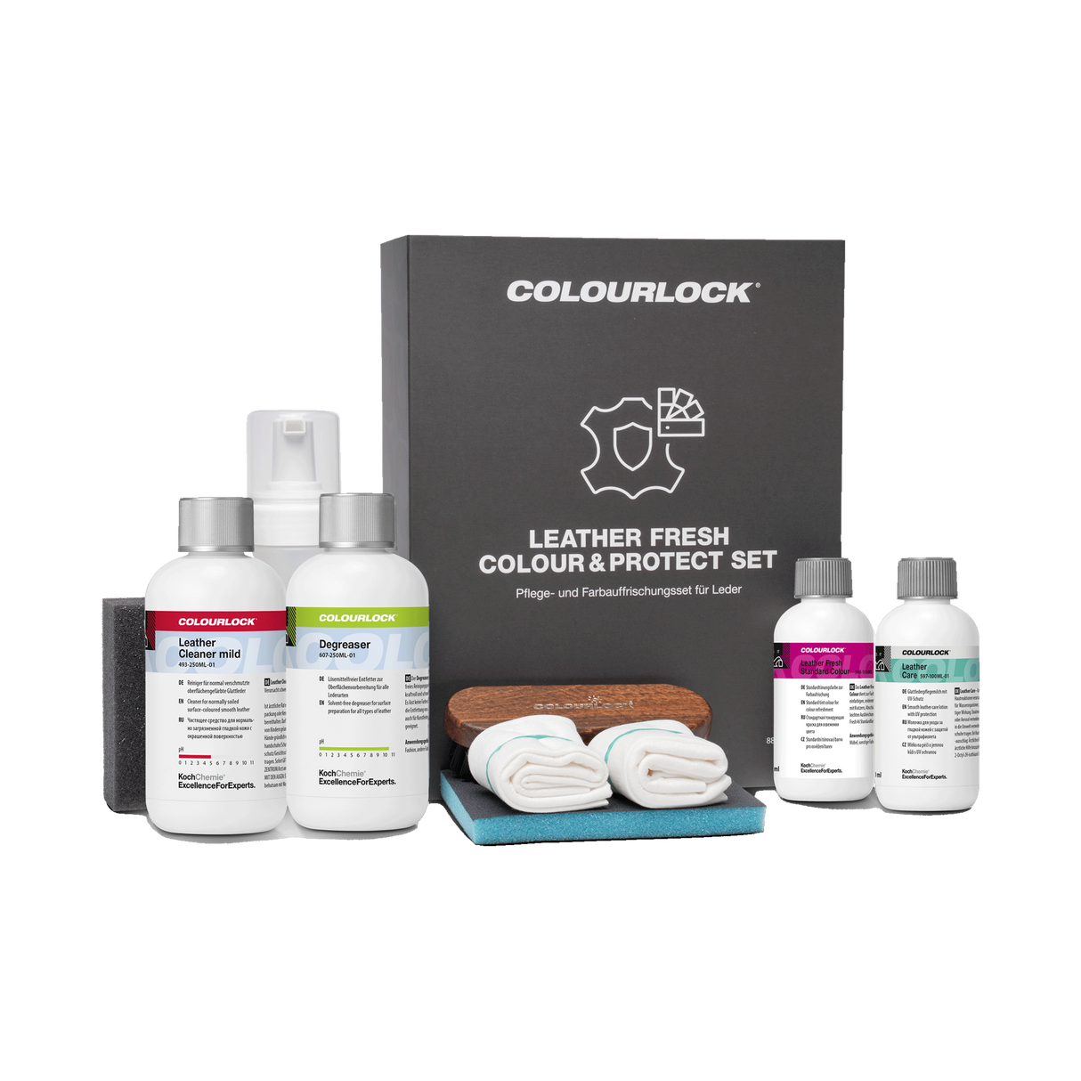 COLOURLOCK "Leather Care Sets" (Rolls Royce) — Pflege & Reparatur Sets für Rolls Royce — Colour & Protect Set