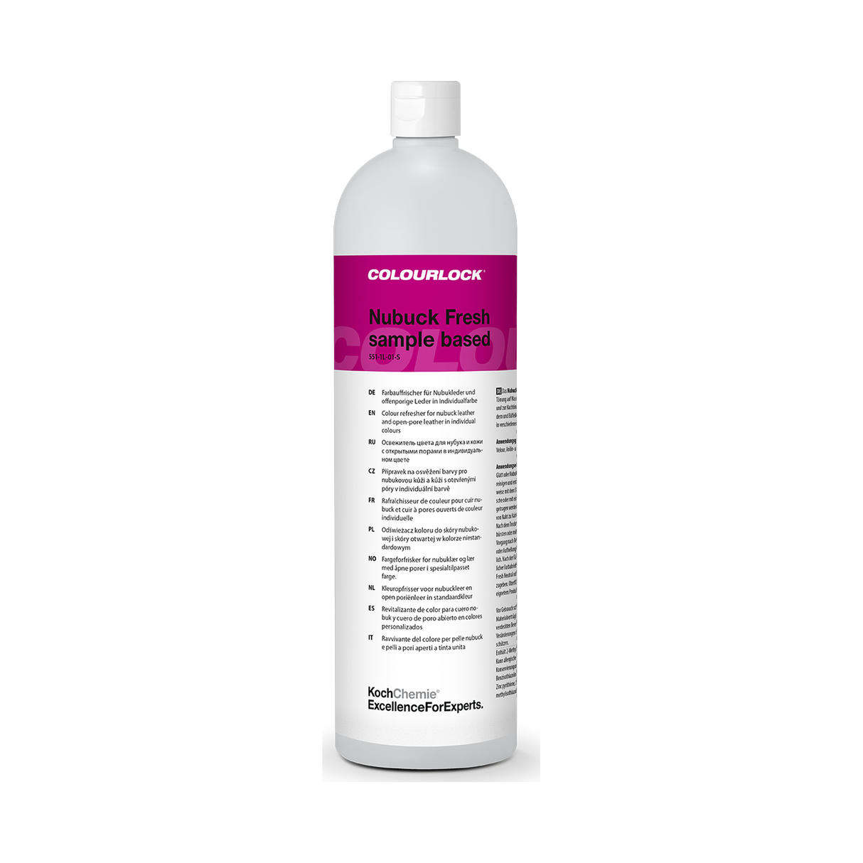 COLOURLOCK "Nubuk Fresh" (Kia) — Wildlederpflege für Kia — 1 L