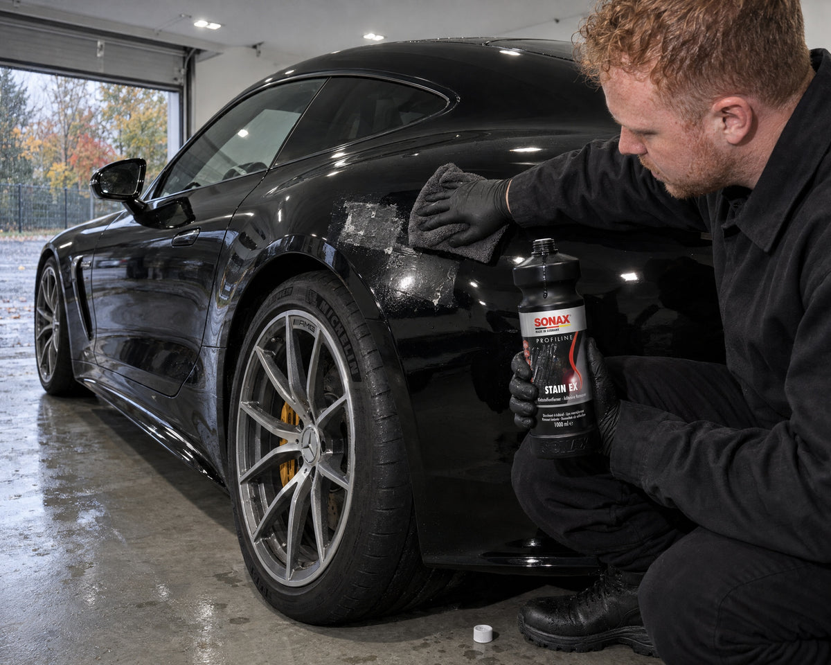 Detailing1 Hero: Adhesive Removers — removing adhesive residue from paint (Desktop)