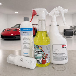 Detailing1 Auto-Reinigungsset "Innenraum" — TUGA Chemie Teufels-Reiniger® 1 Liter + COLOURLOCK „Pol Star“ 1 Liter + Foamer Bo