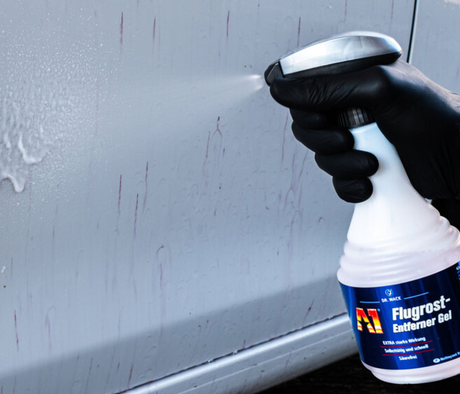 Detailing1 Dr. Wack A1 Flugrost-Entferner Gel Flugrostentferner — in der Anwendung