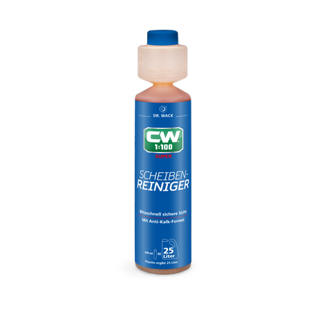 CW1:100 "Super" Scheibenreiniger Konzentrat — Dr. Wack 250 ml