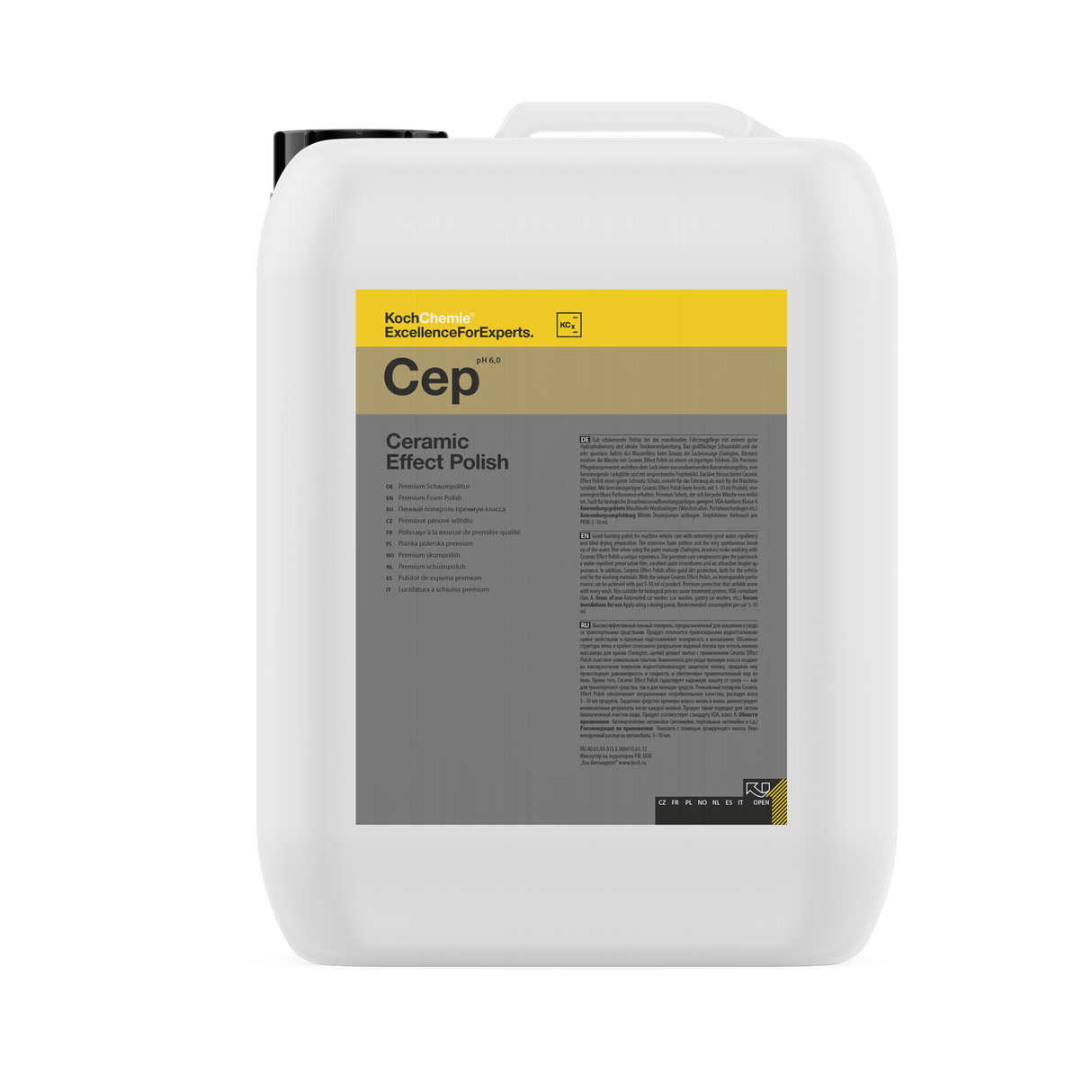 Ceramic Effect Polish "Cep" Polish in schiuma