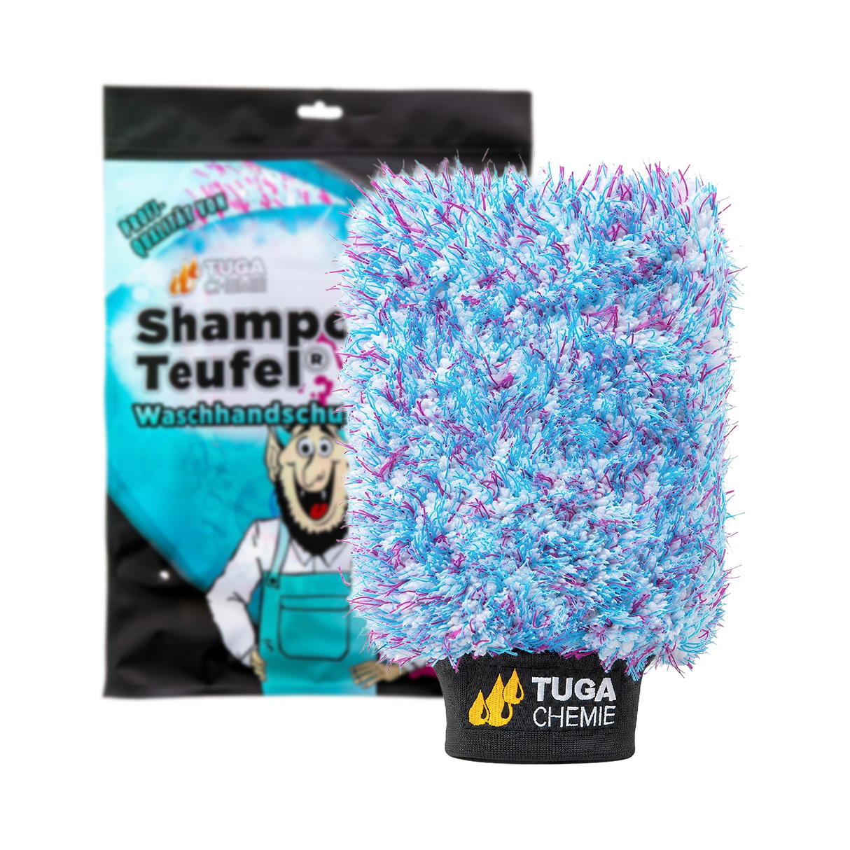 TUGA Chemie Waschhandschuh (Mikrofaser) — "Shampoo-Teufel"